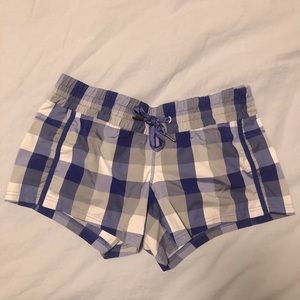 LULULEMON Purple Plaid Leader of the Track Short